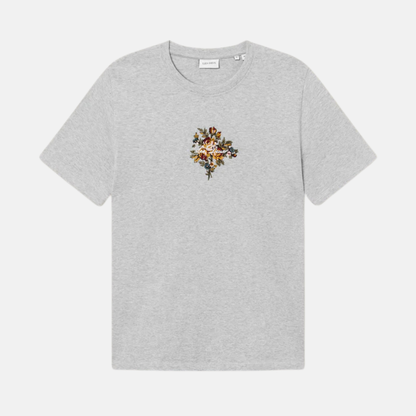 Les Deux Snow Melange Grey Fiore T-Shirt