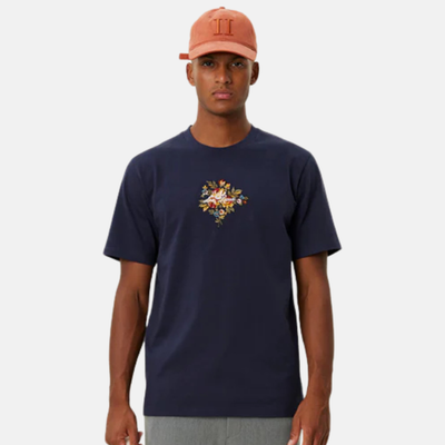 Les Deux Dark Navy Fiore T-Shirt
