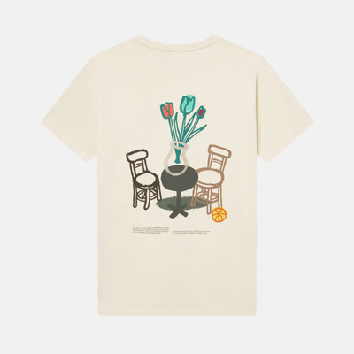 Les Deux Bruno Cafe Light Ivory T-Shirt