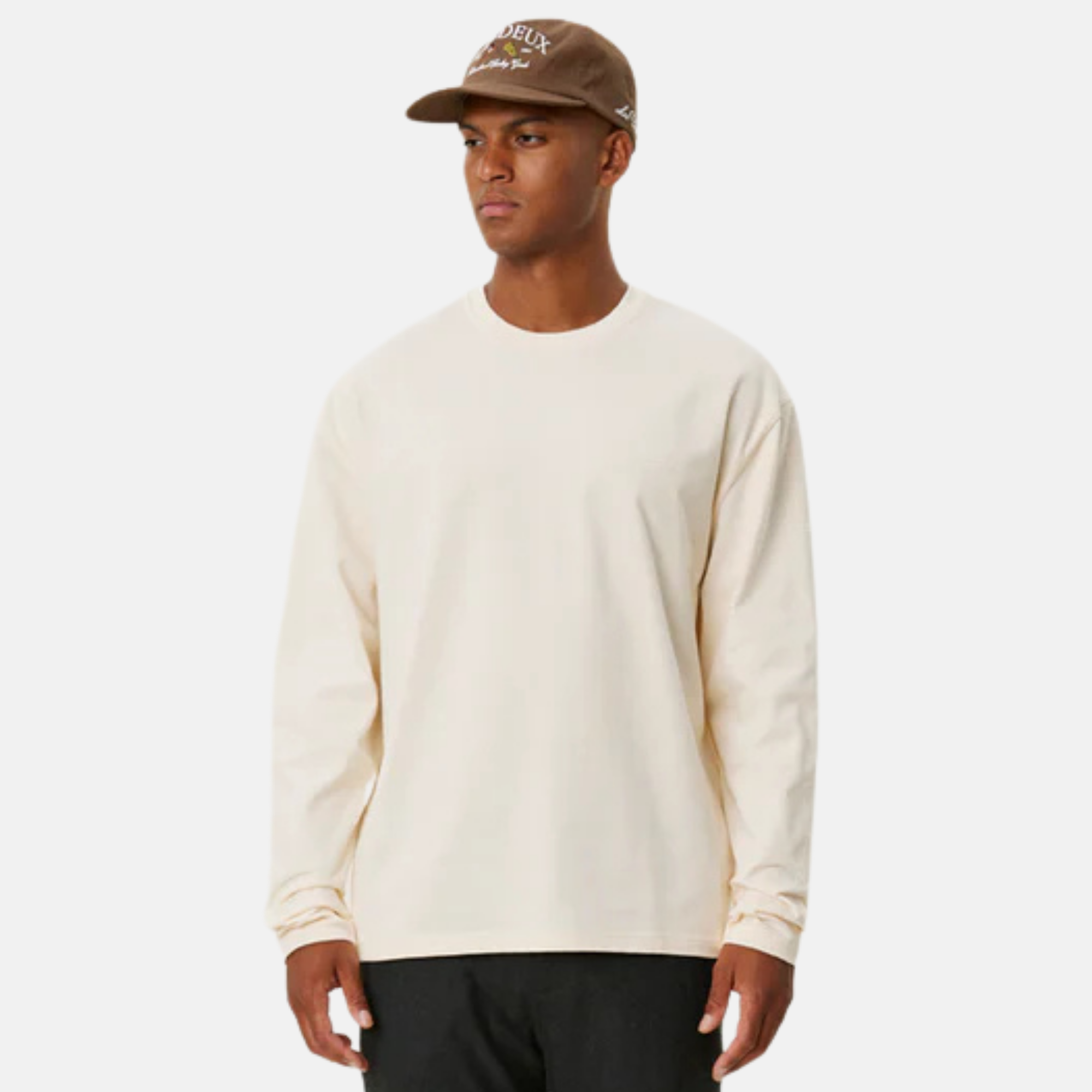 Les Deux Ivory Crew Long Sleeve T-Shirt