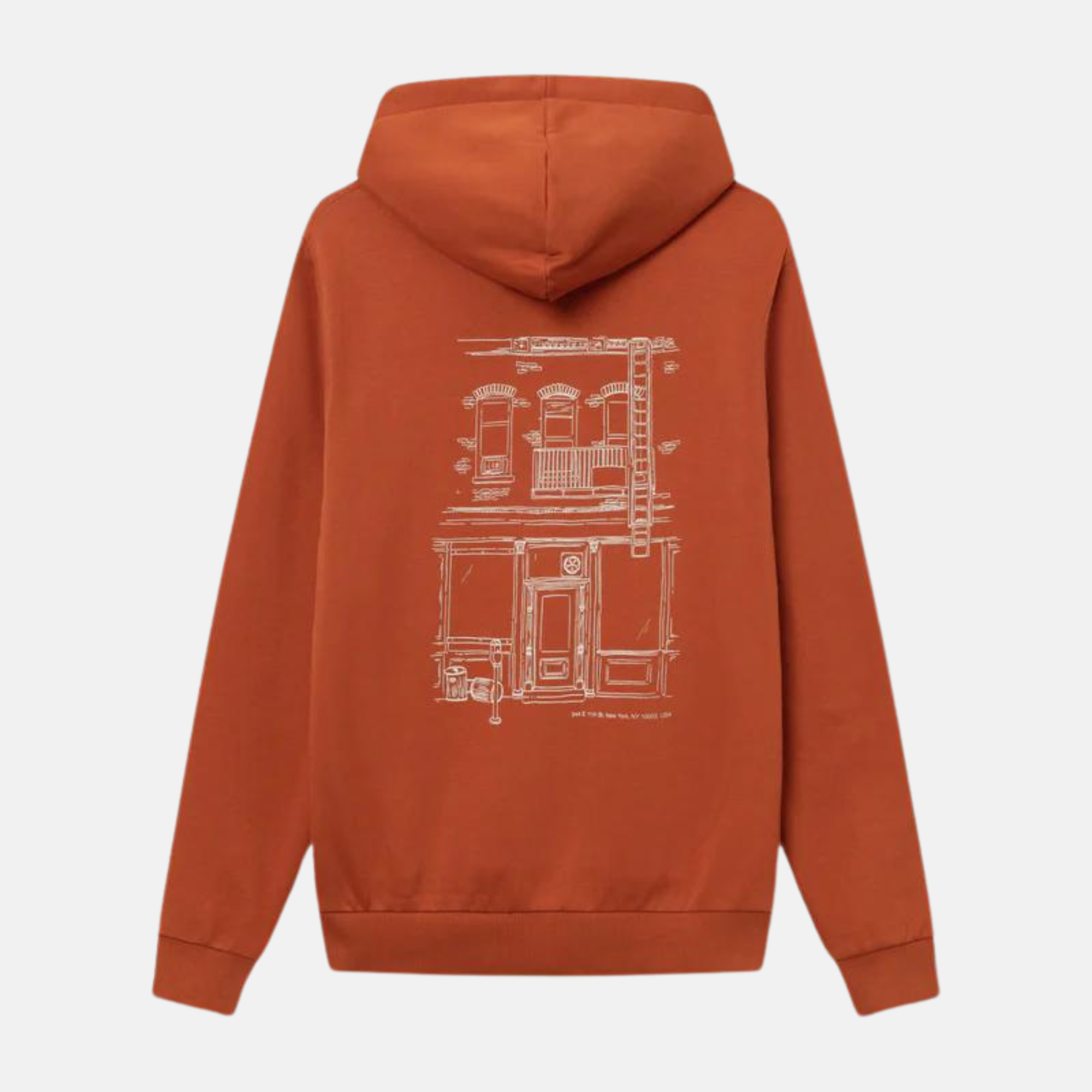 Les Deux Orange Neighboorhood Hoodie