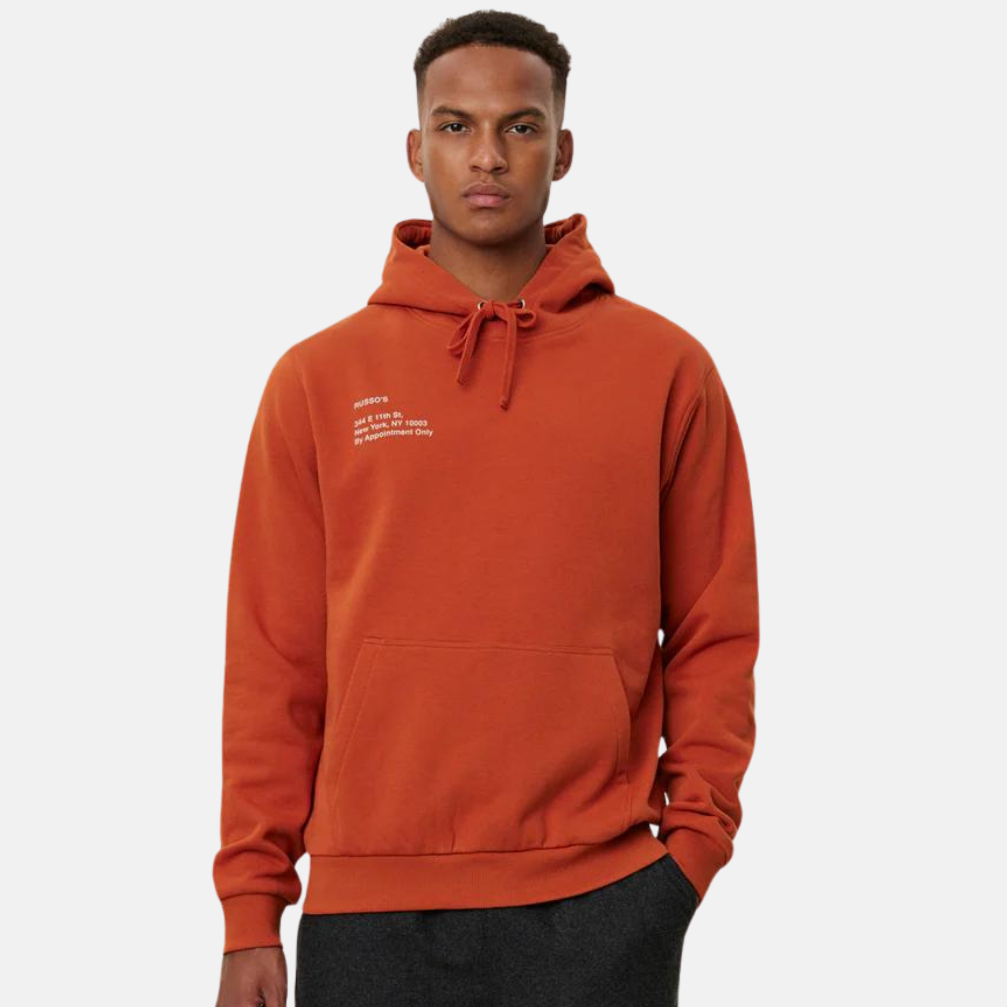 Les Deux Orange Neighboorhood Hoodie