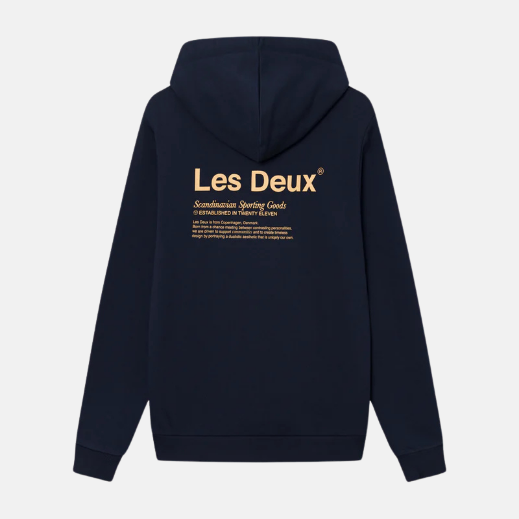 Les Deux Dark Navy Brody Hoodie 2.0