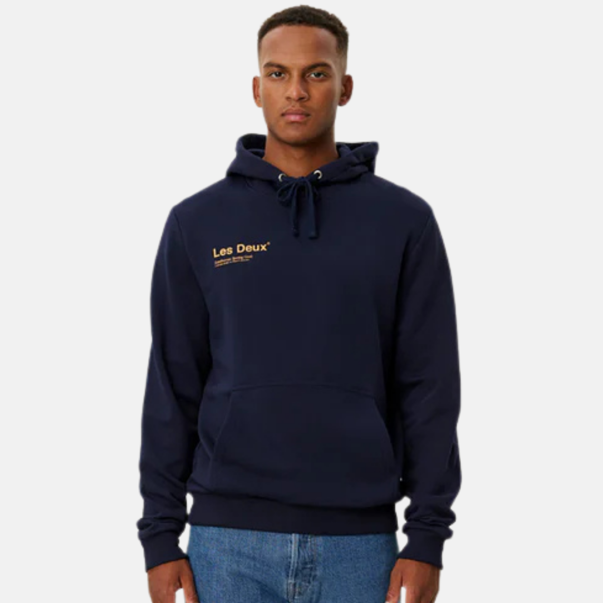 Les Deux Dark Navy Brody Hoodie 2.0