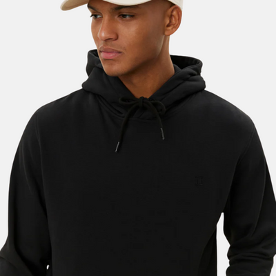 Les Deux Noerregaard Tonal Black Hoodie