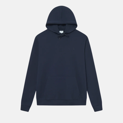 Les Deux Noerregaard Tonal Dark Navy Hoodie