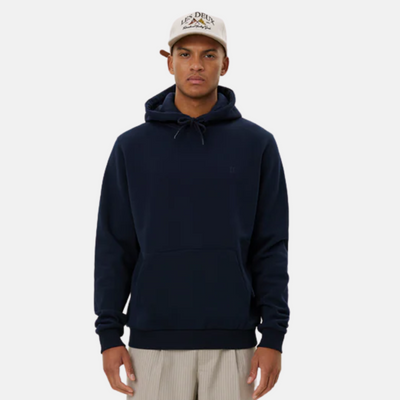 Les Deux Noerregaard Tonal Dark Navy Hoodie