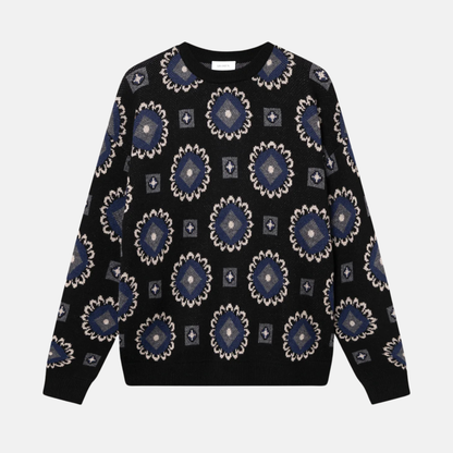 Les Deux Aro Paisley Roundneck Sweatshirt