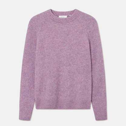 Les Deux Oyster Rose Gilbert Roundneck Knit Sweatshirt