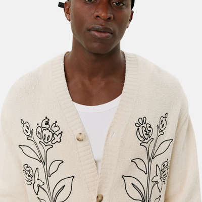 Les Deux Brad Embroidery Cardigan