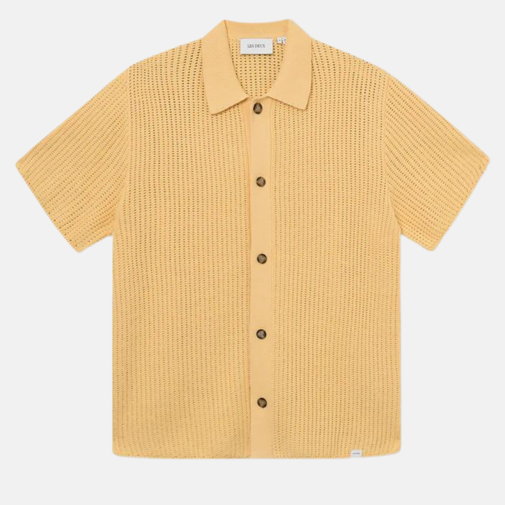 Les Deux Gustavo Knit Creamy Yellow Shirt