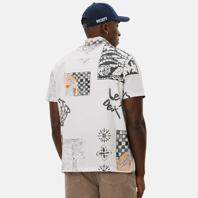 Les Deux Kamar AOP Button-Down Shirt