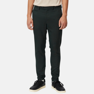 Les Deux Pine Green Como Herringbone Suit Pants