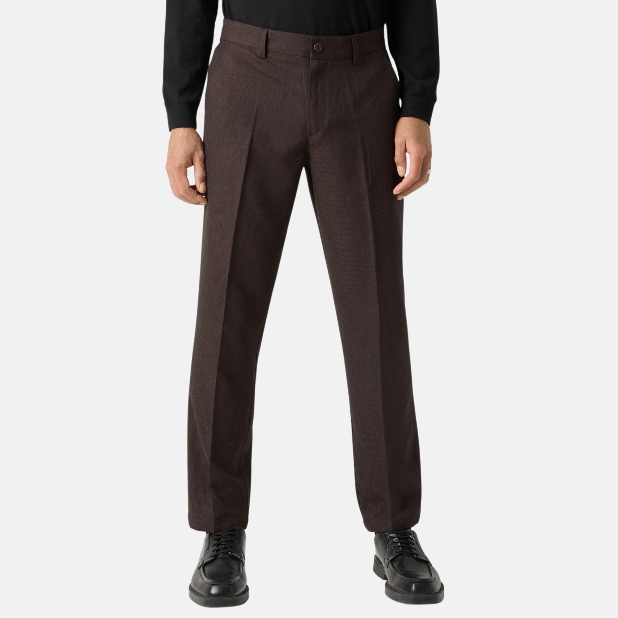 Les Deux Coffee Brown Como Suit Pants