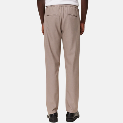 Les Deux Como Tapered Textured Drawstring Pants