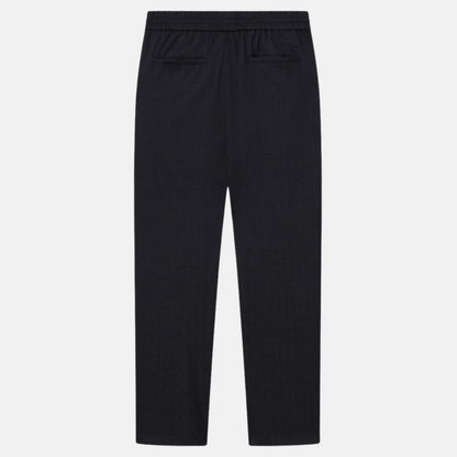 Les Deux Dark Navy Patrick Herringbone Pants