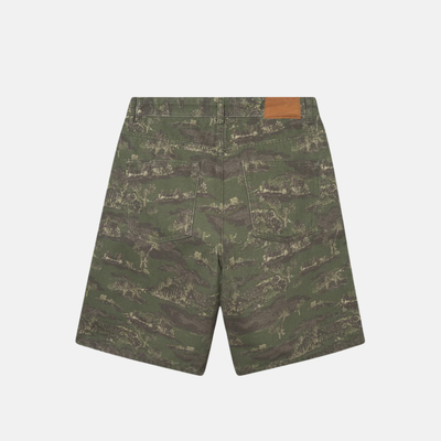 Les Deux Ryder AOP Denim Shorts