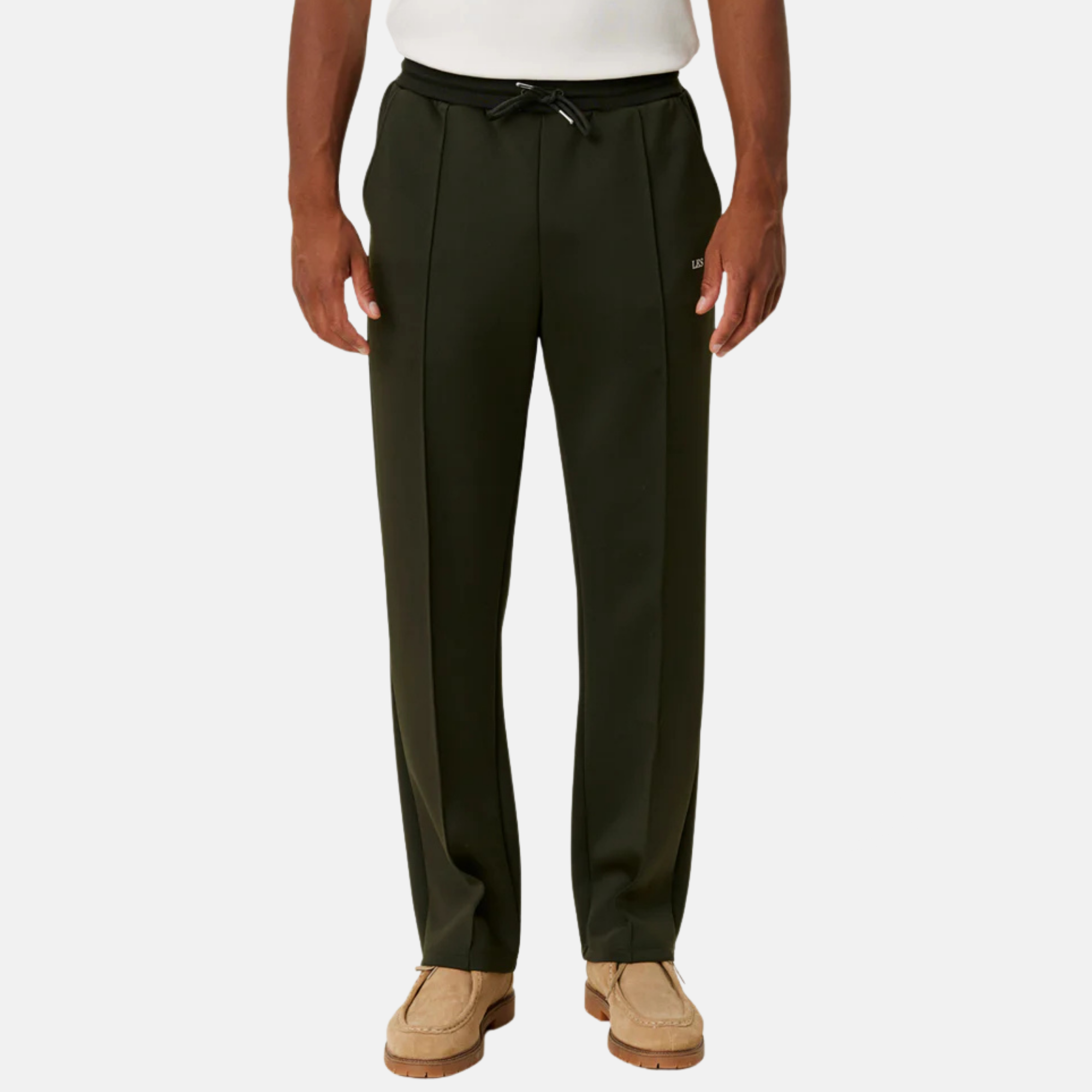 Les Deux Rosin Green Ballier Casual Track Pants