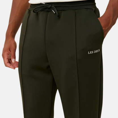 Les Deux Rosin Green Ballier Casual Track Pants