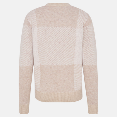 Les Deux Light Sand Buffalo Recycled Knit Sweater