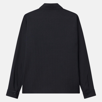 Les Deux Dark Navy Como Coach Herringbone Jacket