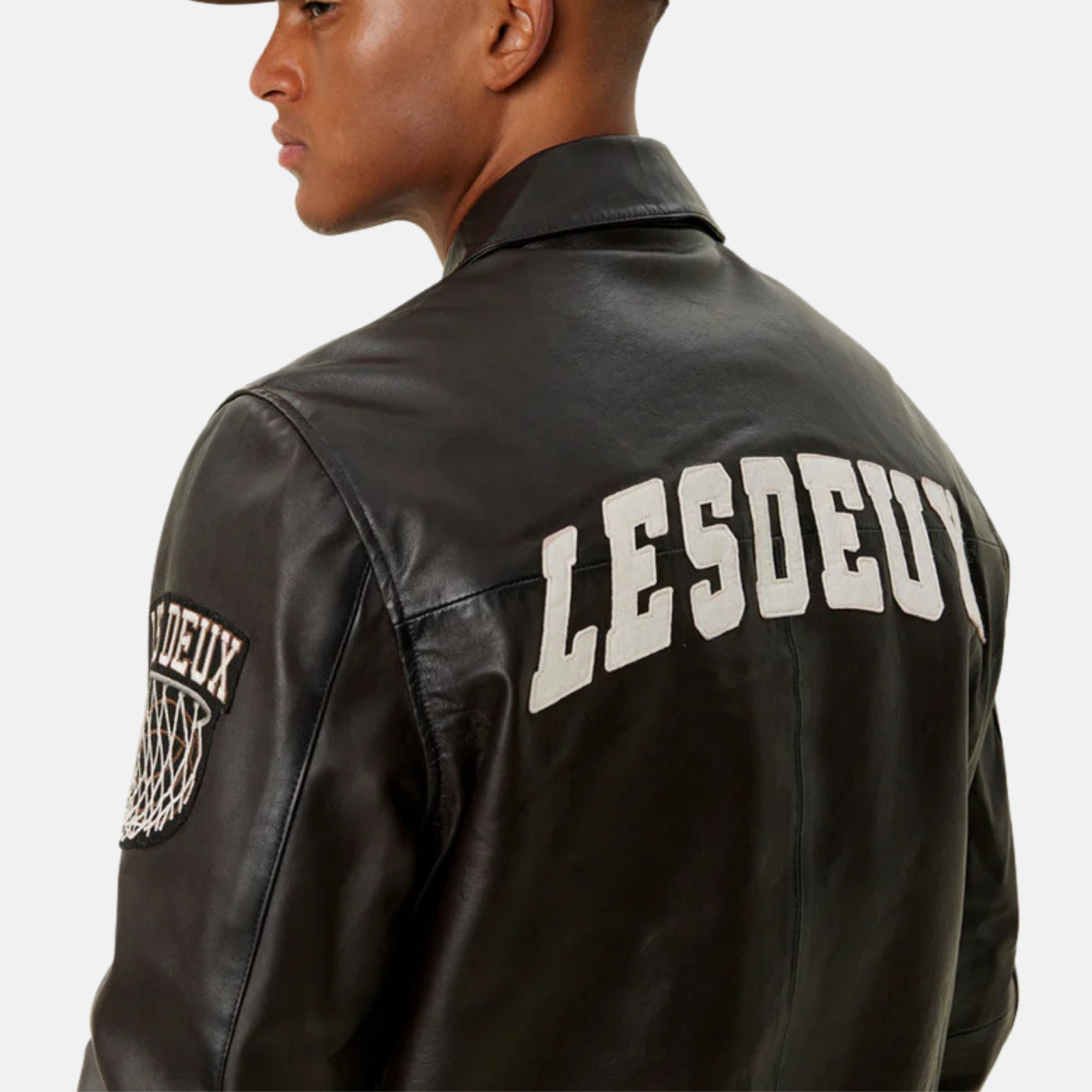 Les Deux Varsity Leather Jacket