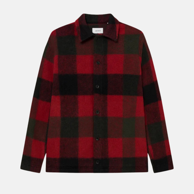 Les Deux Rosin Salsa Red Jermaine Overshirt