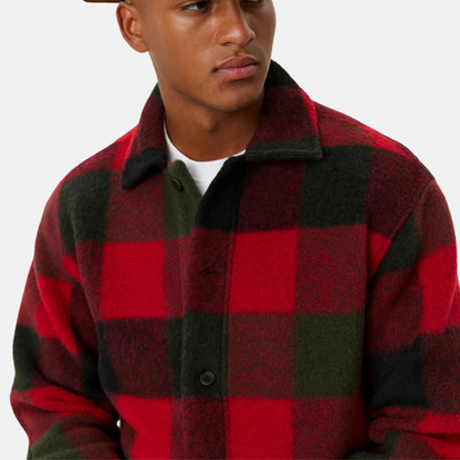 Les Deux Rosin Salsa Red Jermaine Overshirt