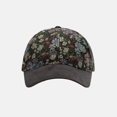 Les Deux Rosin Chive Green Jaquard Baseball Cap