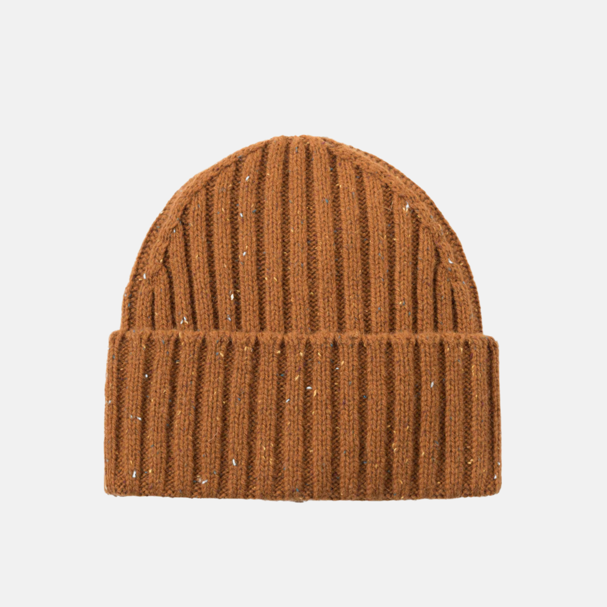 Les Deux Dark Ochre Wells Fleck Rib Beanie