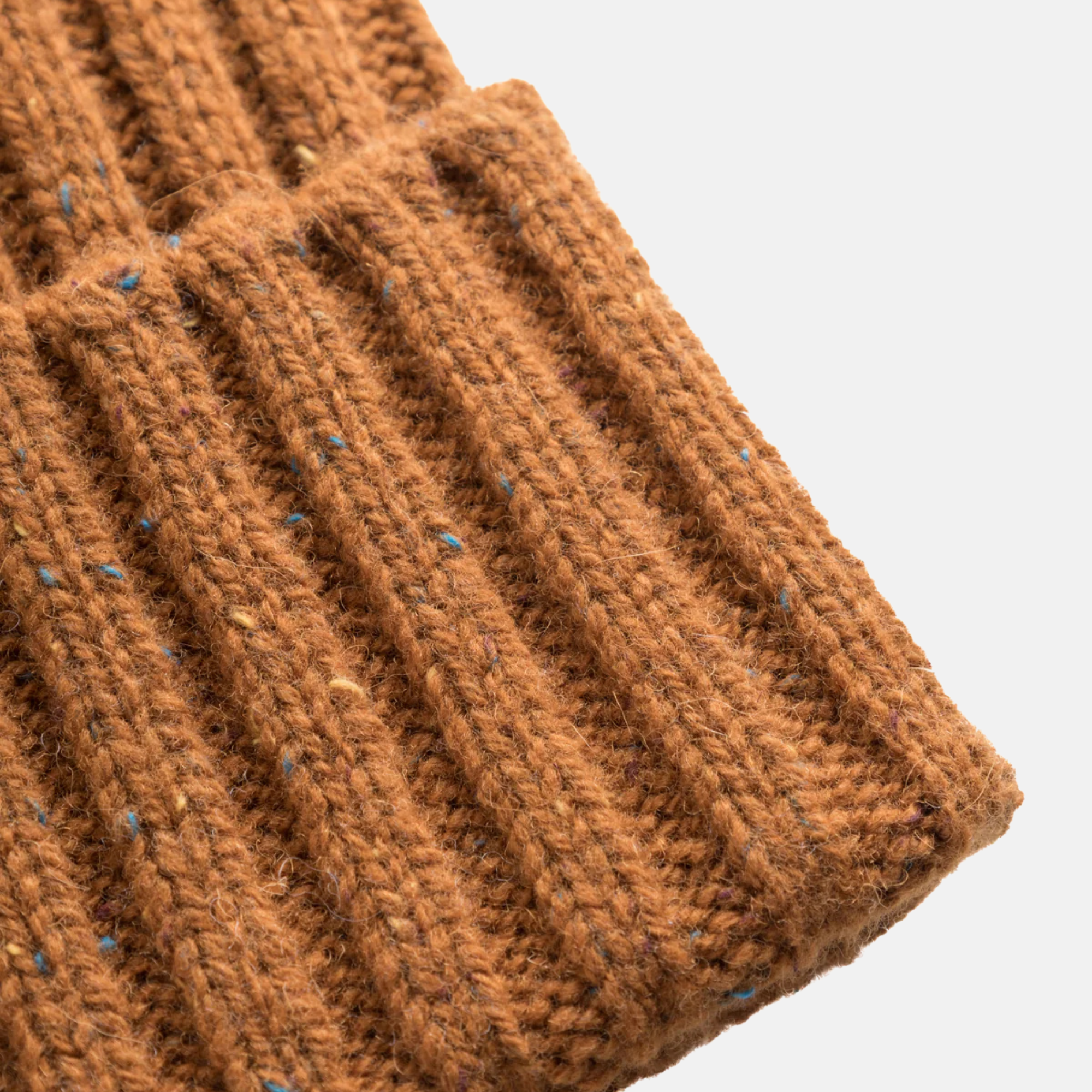 Les Deux Dark Ochre Wells Fleck Rib Beanie