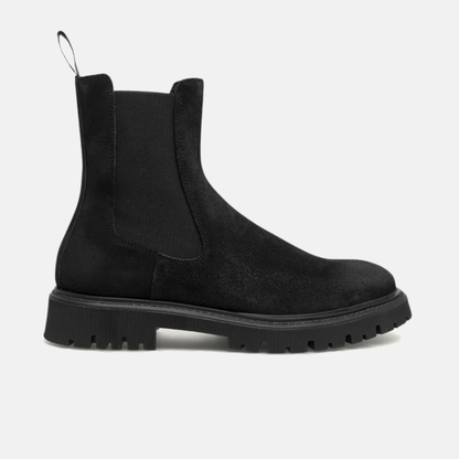 Les Deux Black Tatum Suede Chelsea Boots