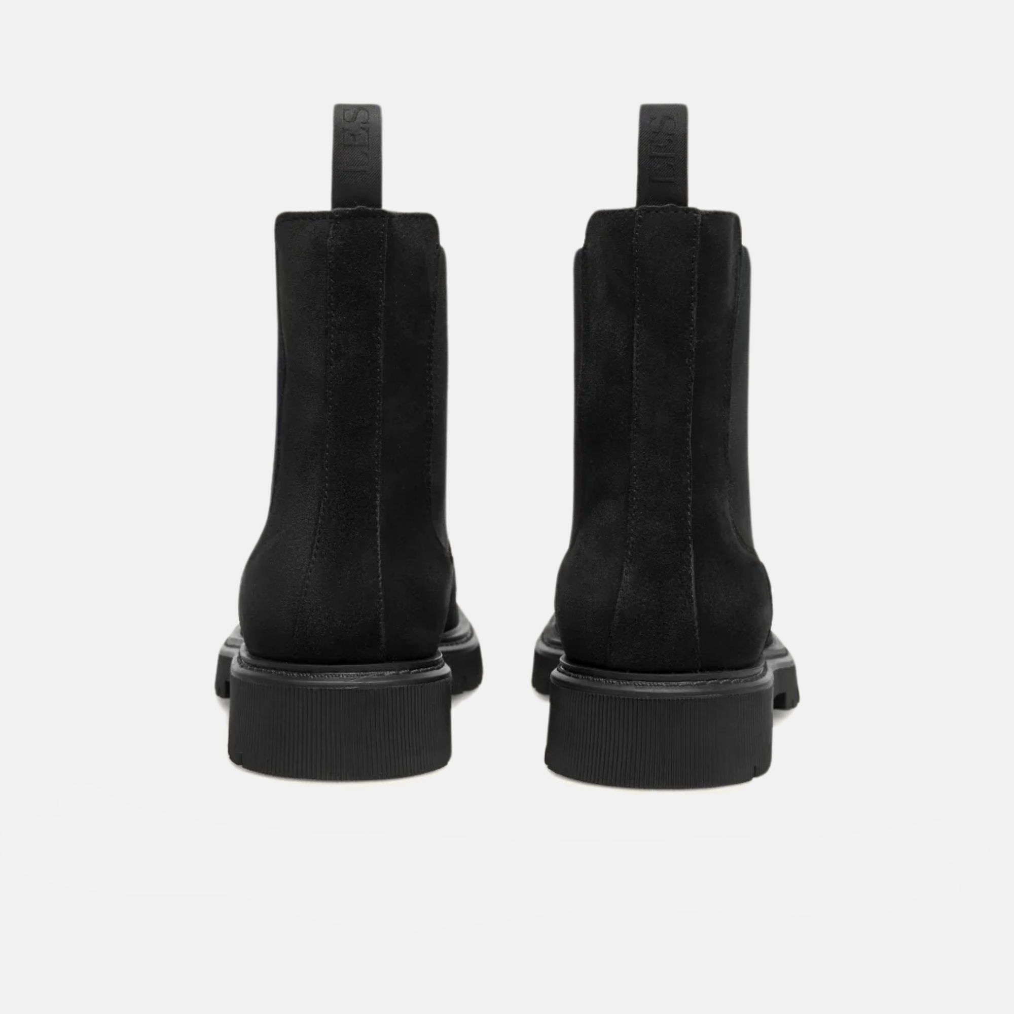 Les Deux Black Tatum Suede Chelsea Boots