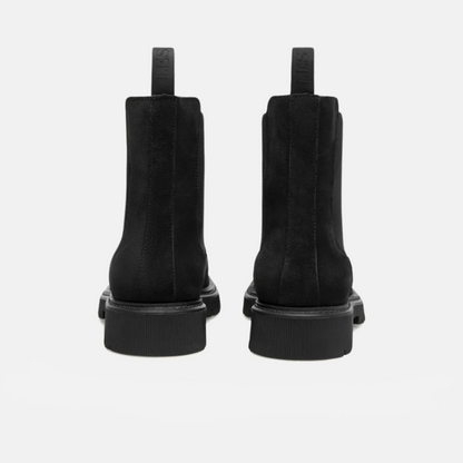 Les Deux Black Tatum Suede Chelsea Boots