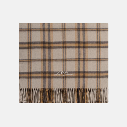 Les Deux Check Wool Scarf