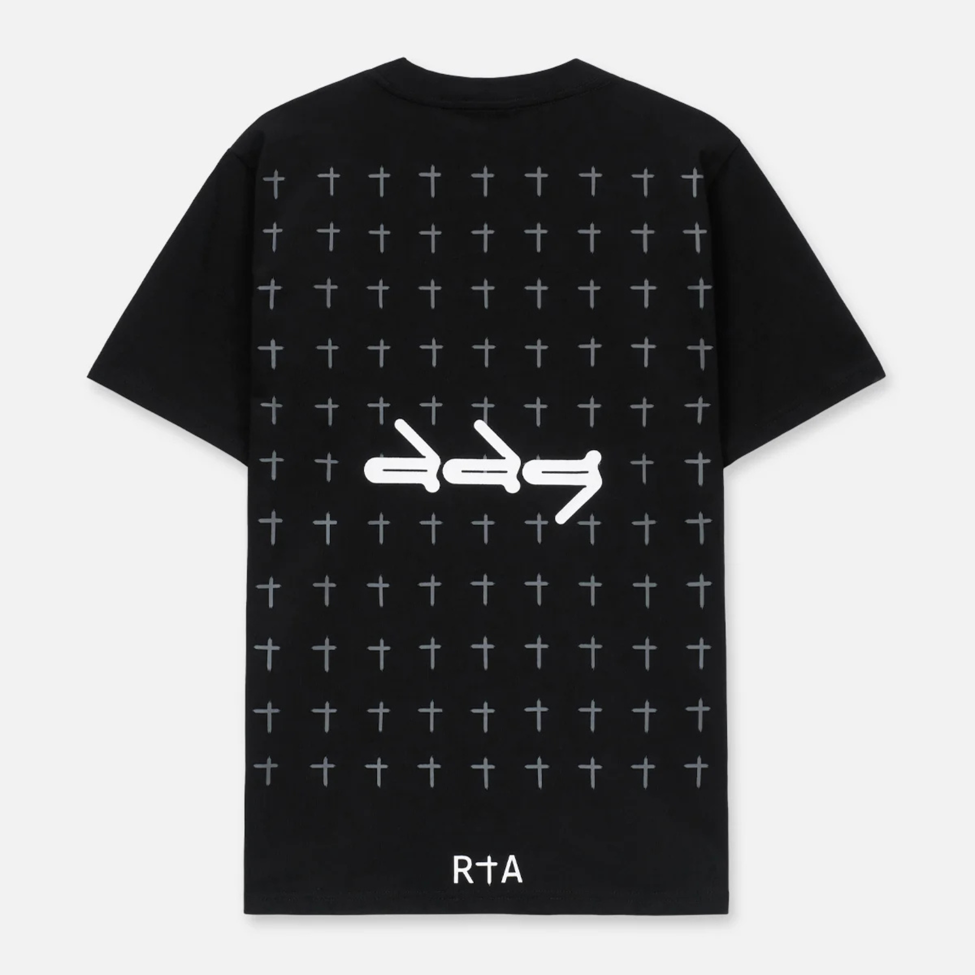 RTA x DDG Liam Black DDG Grid T-Shirt