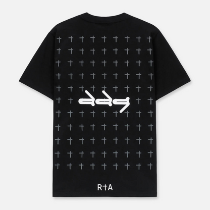 RTA x DDG Liam Black DDG Grid T-Shirt