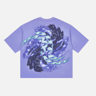 Godspeed Liberty Tears Purple Wash T-Shirt
