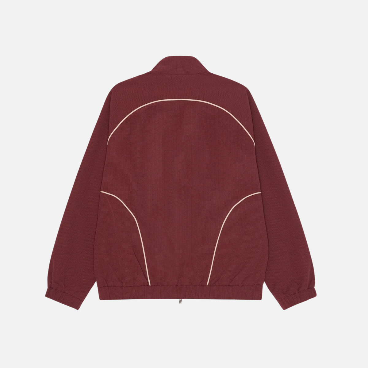 Les Deux Truffle Red Seersucker Track Jacket