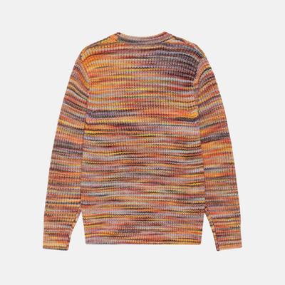 Les Deux Space Rib Crewneck Orange Sweater