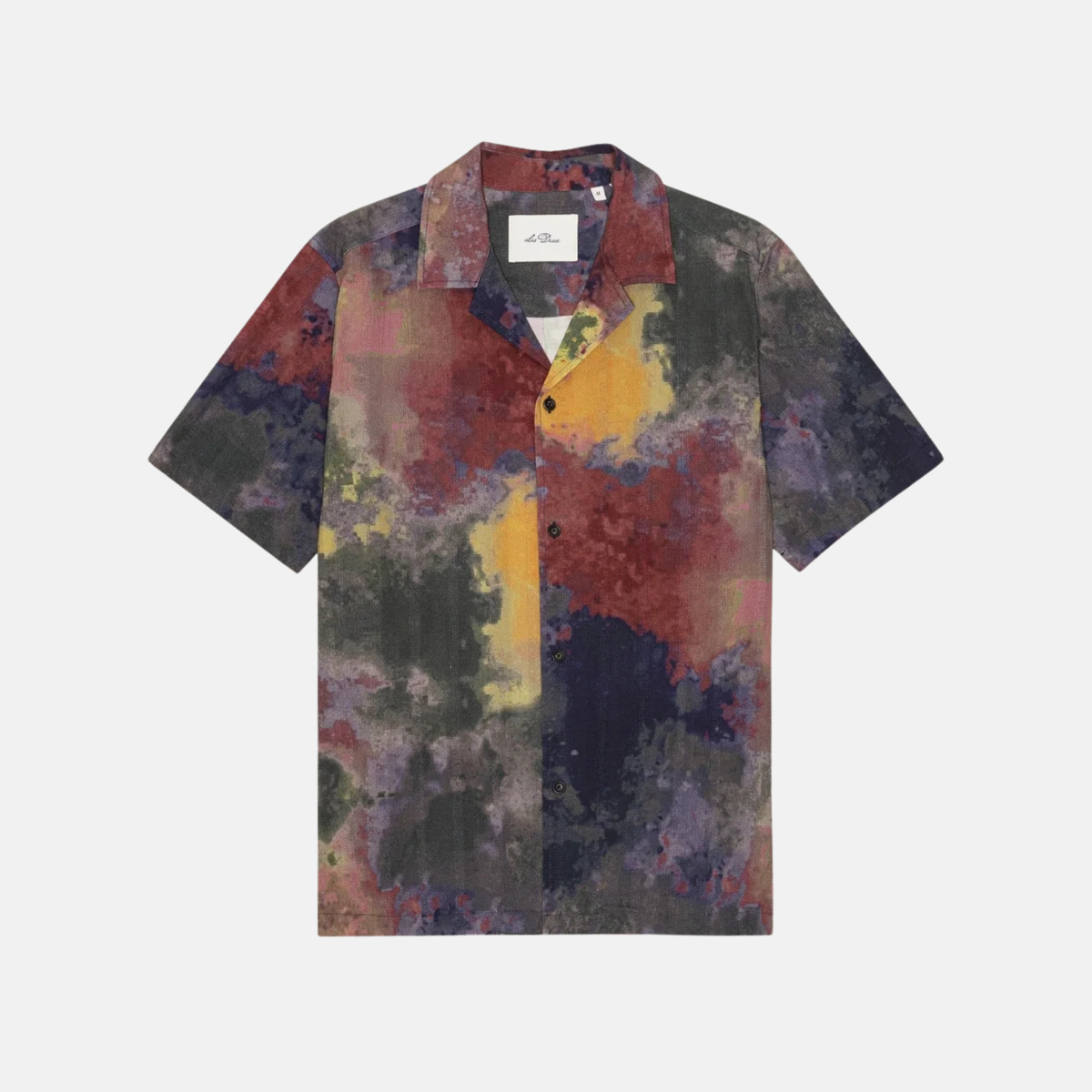 Les Deux Tie-Dye AOP Green Shirt