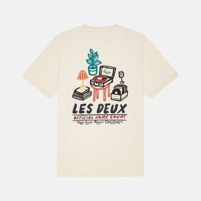 Les Deux Ivory Record T-Shirt