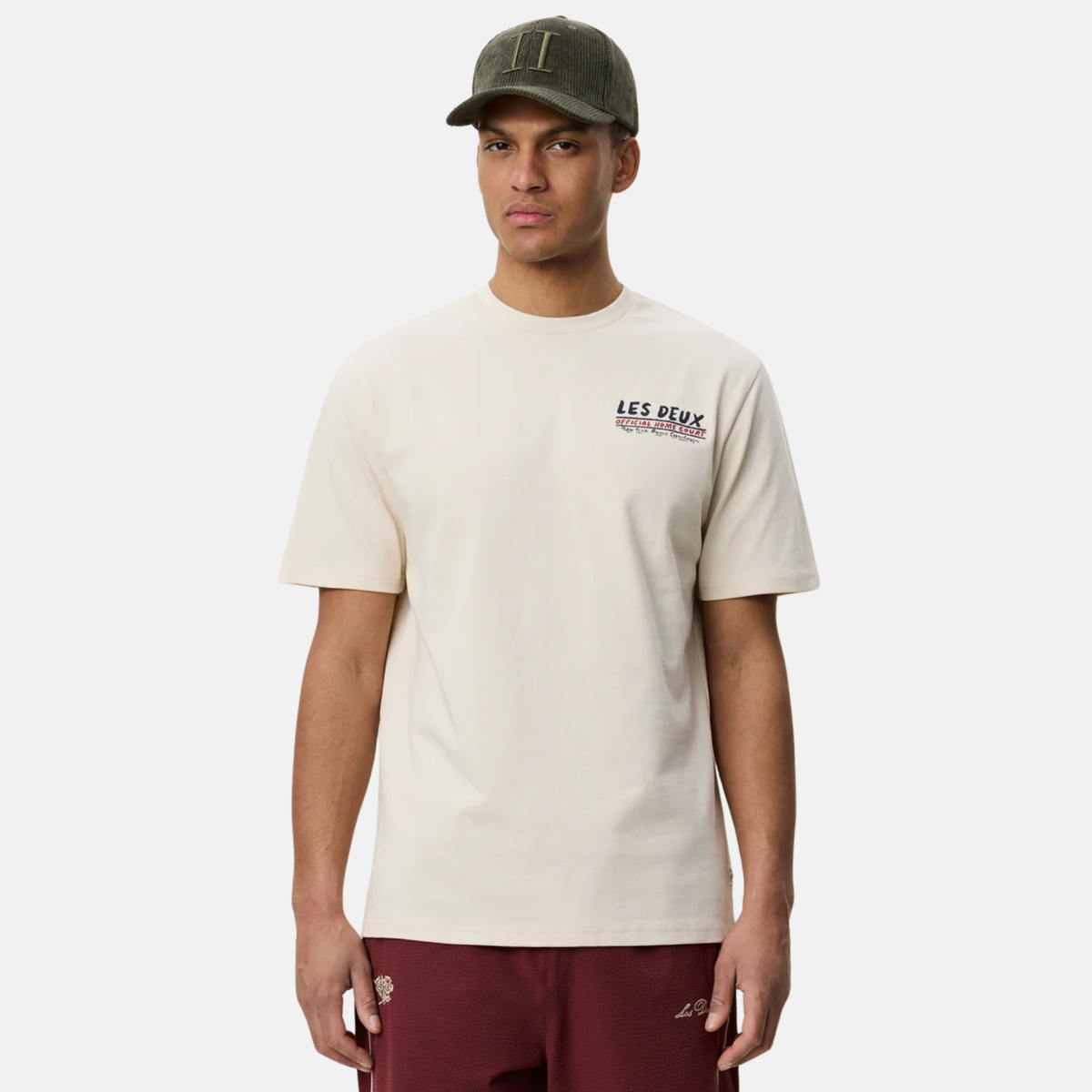 Les Deux Ivory Record T-Shirt