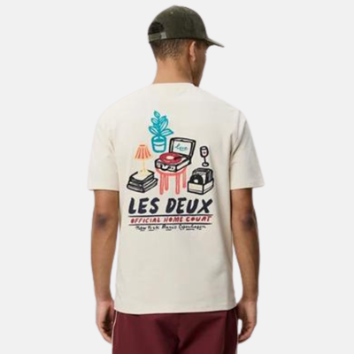 Les Deux Ivory Record T-Shirt