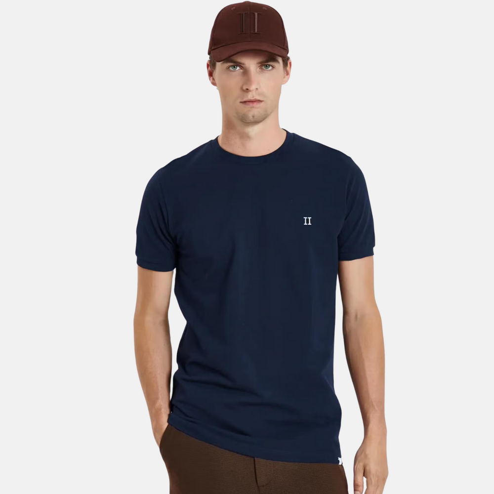 Les Deux Dark Navy Pique T-Shirt
