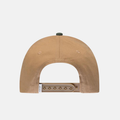 Les Deux Forest Green Blake Suede Baseball Cap 3.0