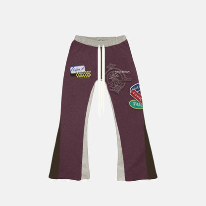 Lifted Anchors Purple Hunter Flared Sweatpants