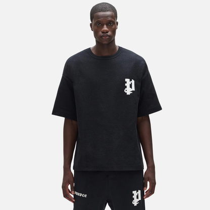 Purple Brand Black Pixelated Gothic T-Shirt