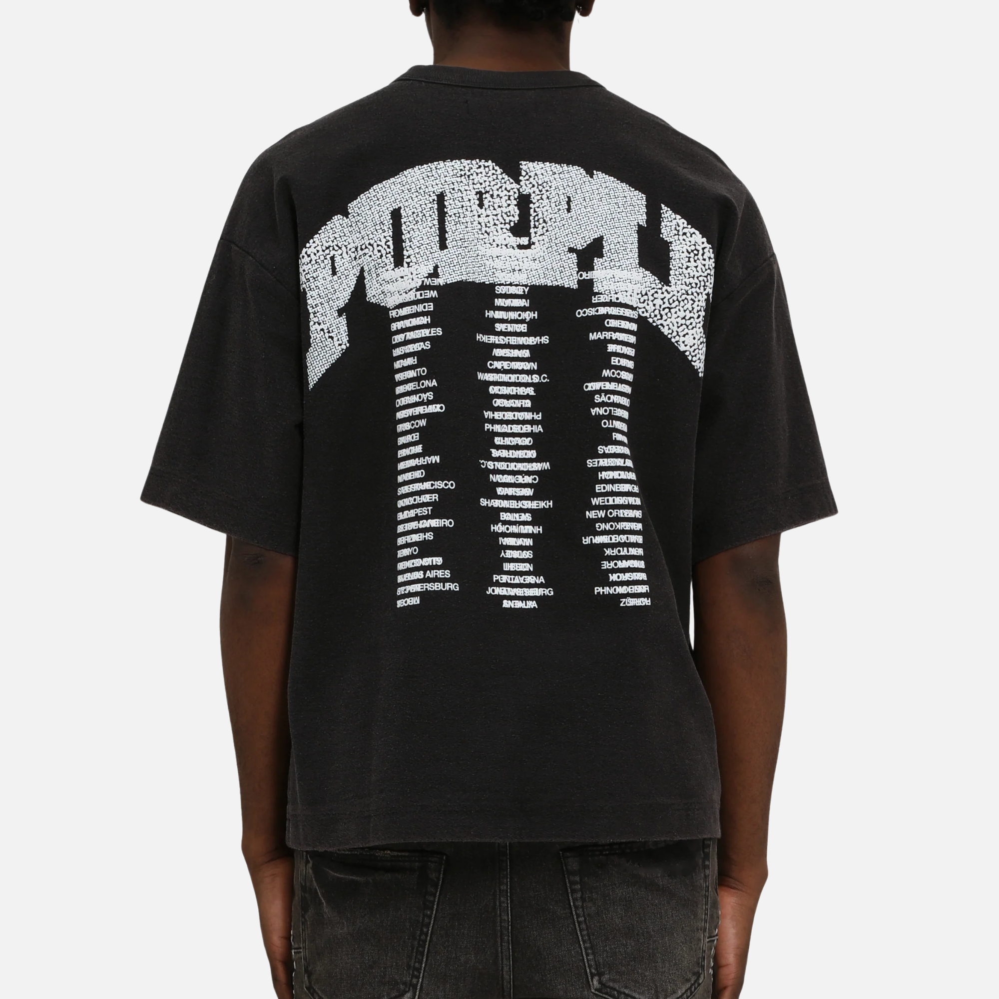 Purple Brand Black Slab Heavyweight T-Shirt