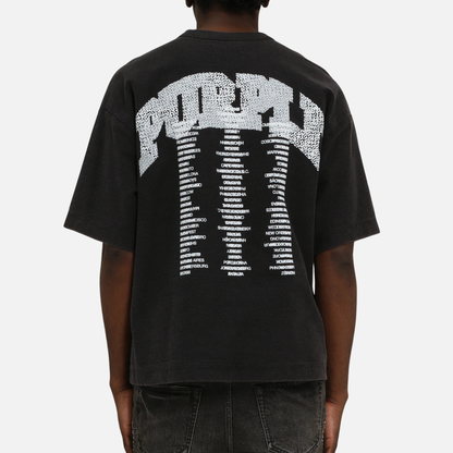 Purple Brand Black Slab Heavyweight T-Shirt